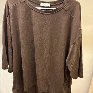 Zenana Chocolate Short Sleeve Tee